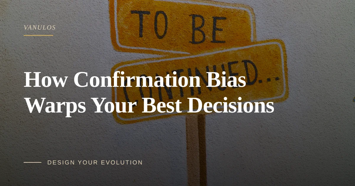 How Confirmation Bias Warps Your Best Decisions