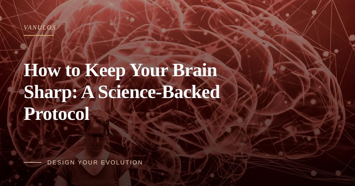 How to Keep Your Brain Sharp: A Science-Backed Protocol