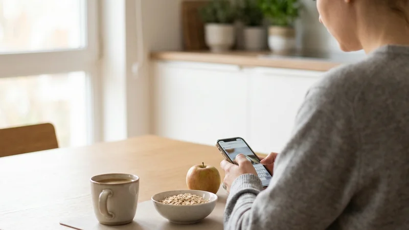 The feed serves everyone's curated peaks on tap — your own progress is quieter, and rarely photographed