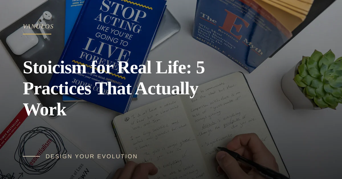 Stoicism for Real Life: 5 Practices That Actually Work