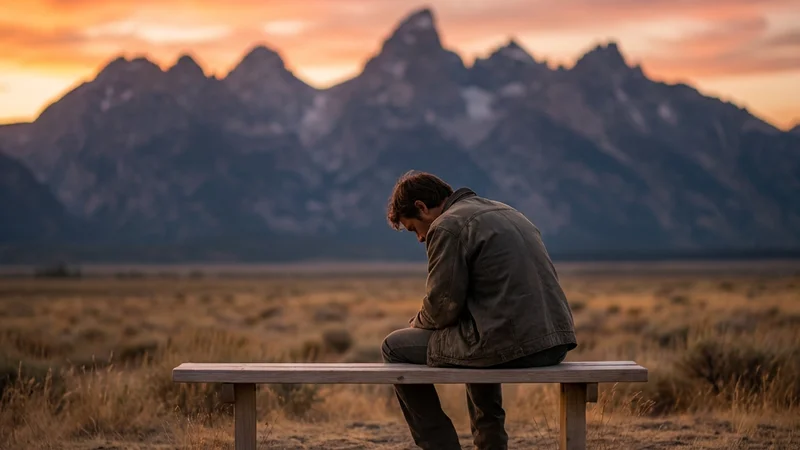 A moment of stillness outdoors, watching the light change — the practice of returning your attention to now works anywhere you choose to begin.