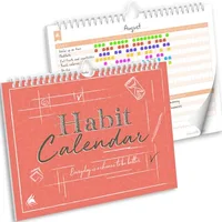 Clever Fox Habit Calendar Circle (24-Month)